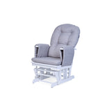 Childhome Gliding Chair With Footrest Canvas Grey | Breastfeeding