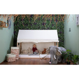 Childhome House Bed Frame Cover 90x200cm White | Bed