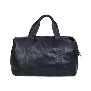 Childhome Mommy Bag Signature Vegan Leather Black - 5420007169718