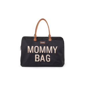 Childhome Mommy Bag Big Black Gold | Diaper Bag
