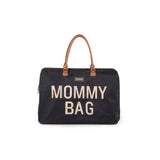 Childhome Mommy Bag Big Black Gold | Diaper Bag