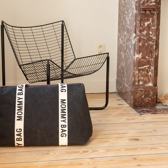 Childhome Mommy Bag Signature Canvas | Parent Tote