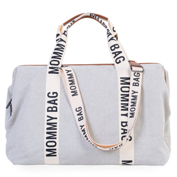 Childhome Mommy Bag Signature Canvas | Parent Tote