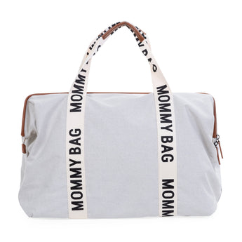 Childhome Mommy Bag Signature Canvas | Parent Tote