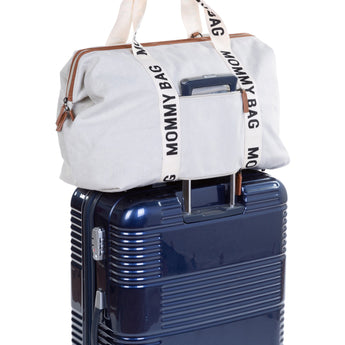 Childhome Mommy Bag Signature Canvas | Parent Tote