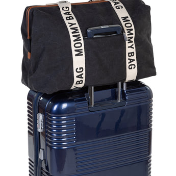 Childhome Mommy Bag Signature Canvas | Parent Tote