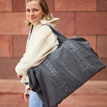 Childhome Mommy Bag Signature Urban | Diaper Travel Bag