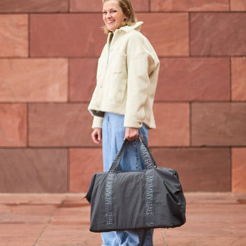 Childhome Mommy Bag Signature Urban | Diaper Travel Bag