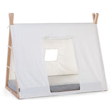 Childhome Tipi Bed Frame Cover 90x200cm White | Bed
