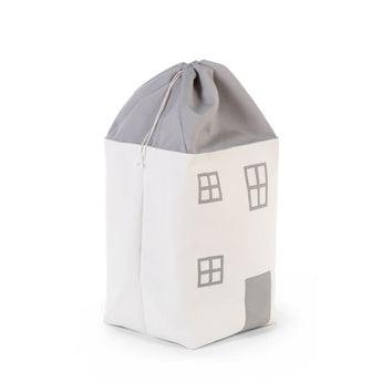 Childhome Toy Box House Grey Off White | Decor & Accessories