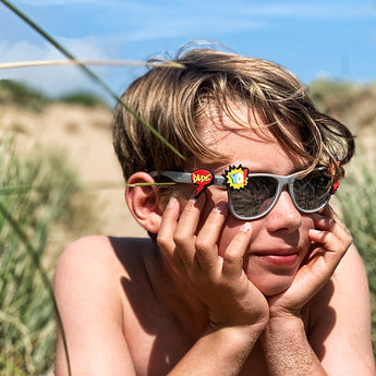 Children’s grey sunglasses & charm kit - Icons