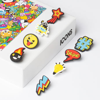 Children’s grey sunglasses & charm kit - Icons