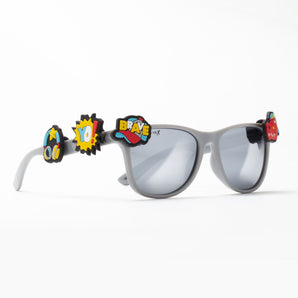 Children’s grey sunglasses & charm kit - Skate