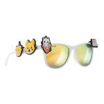 Children’s white sunglasses & charm kit - Kawaii