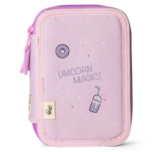 Citron Pencil Case Layered Stormy Unicorn and Cool Kid Designs