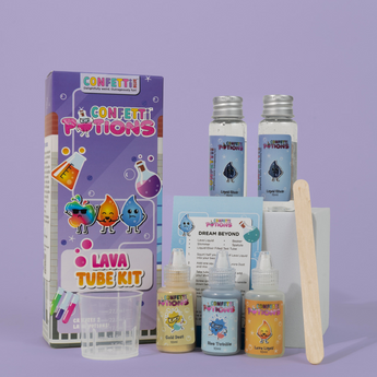Confetti Blue Lava Tube Diy Kit | Toys