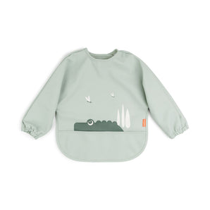 Done By Deer Sleeved Pocket Bib Lalee Sand