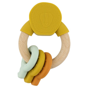 Trixie Wooden Silicone Activity Ring Toy
