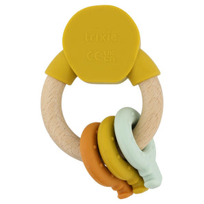 Trixie Wooden Silicone Activity Ring Toy