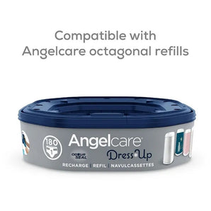 Angelcare Dress Up Nappy Pail Octagonal White