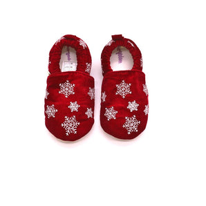 Non-Slip Moccasins - Velvet Christmas