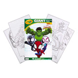 Crayola – 18 Giant Coloring Pages Spidey & His Amazing Friends – Coloring Book – Ages 3 Years +