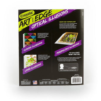 Crayola Art With Edge: Optical Illusions Coloring Book | Art With Edge