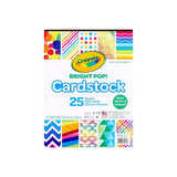 Crayola Bright Pop! Cardstock 25 Ct. | Books & Pads