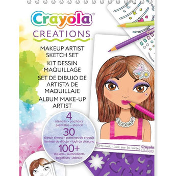 Crayola Creations Compact Make Up Artist Sketch Set