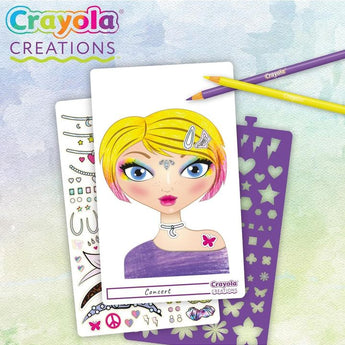 Crayola Creations Compact Make Up Artist Sketch Set