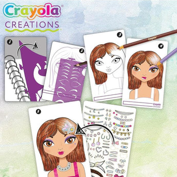 Crayola Creations Compact Make Up Artist Sketch Set