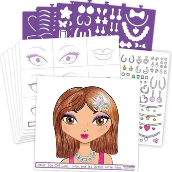 Crayola Creations Compact Make Up Artist Sketch Set