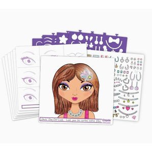 Crayola Creations Make Up Sketch Portfolio | Beauty & Fashion Design Book