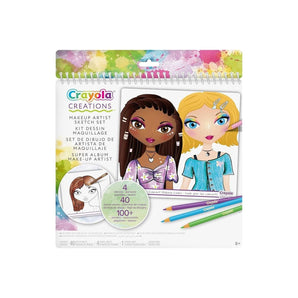 Crayola Creations Make Up Sketch Portfolio | Beauty & Fashion Design Book