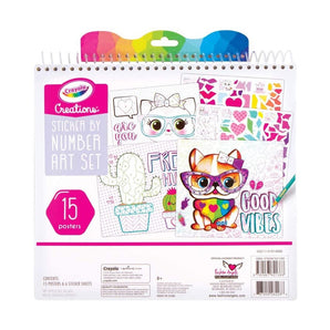 Crayola Creations Sticker By Number Art Set | Arts&Crafts