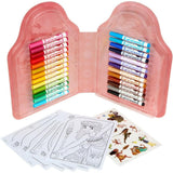 Crayola Disney Princess Color & Sticker Activity Set – 20 Coloring Pages, Sticke