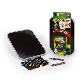 Crayola Dual Sided Dry Erase Board Set With Neon Crayons | Dry Erase