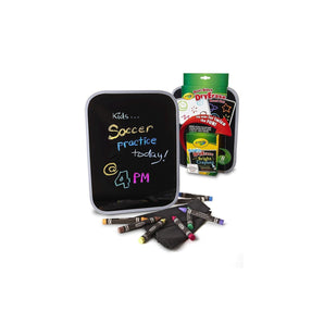 Crayola Dual Sided Dry Erase Board Set With Neon Crayons | Dry Erase