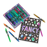 Crayola Gel Ink Pen Marker Set, 14 Matte & Glitter Pens, Gel Pens For Coloring