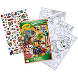 Crayola Giant Colouring Book Paw Patrol Jungle Pups