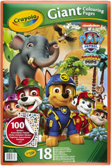 Crayola Giant Colouring Book Paw Patrol Jungle Pups