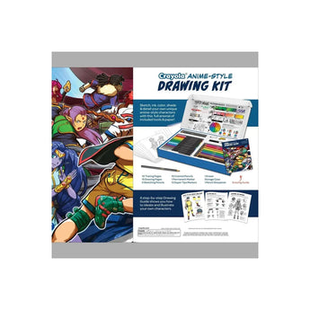 Crayola Learn To Draw Your Own Manga Kit | Sets/Bundles/Art Kits/Tubs