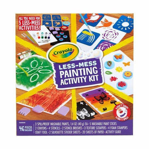 Crayola Less Mess Painting Activity Kit For Kids | Paint & Paint Accessories