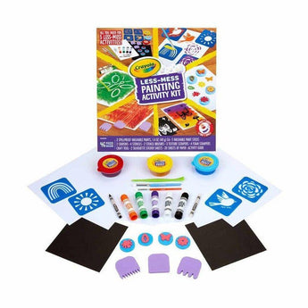 Crayola Less Mess Painting Activity Kit For Kids | Paint & Paint Accessories