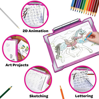 Crayola Light Up Tracing Pad For Boys & Girls | Kids Art