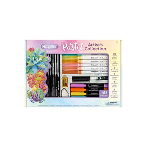 Crayola Pastel Artist Collection Kit | Comprehensive Art Set With Pencils & Markers