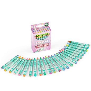 Crayola Pastel Crayons, 24 Colors