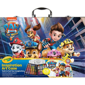 Crayola Paw Patrol Mighty Movie Painting Case 128 Piece Creative Set | License