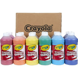 Crayola Premier Tempera Paint Set 12 Vibrant Colors | Paint & Paint Accessories