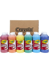 Crayola Premier Tempera Paint Set 12 Vibrant Colors | Paint & Paint Accessories